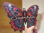 Large Wooden Personalised Butterfly