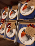"Robins appear when loved ones are near". Robin wall art gift.